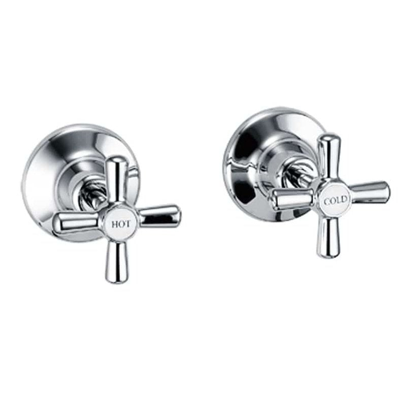 BATHMATES Wall Tap Assembly WT 201/HDL - Blue Bathware 