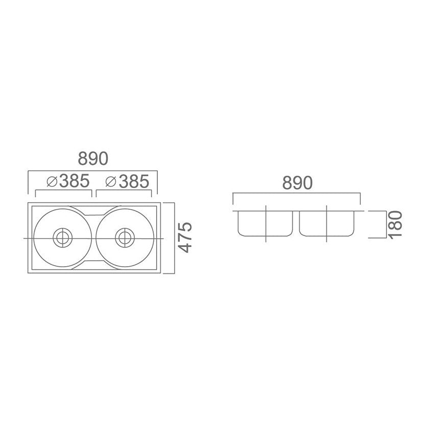 SS L89L - Blue Bathware 