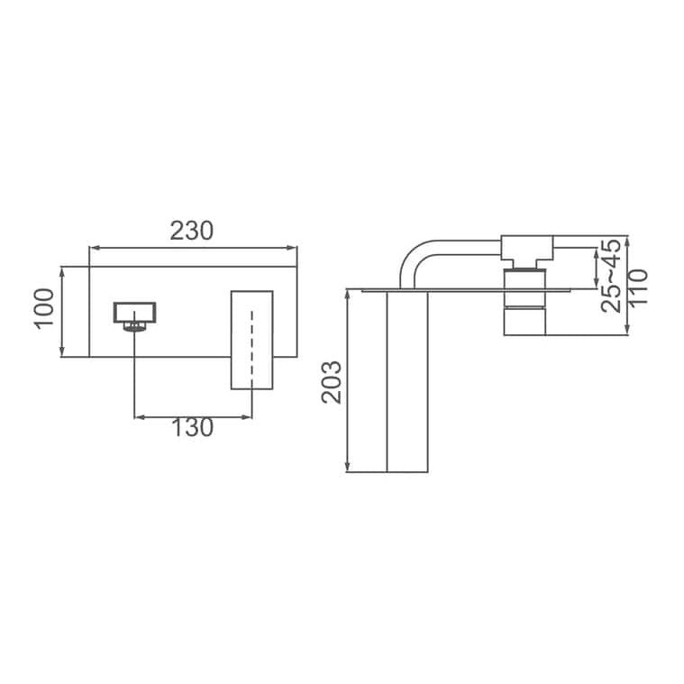 ACQUA Basin/Bath Set WT 807 - Blue Bathware 