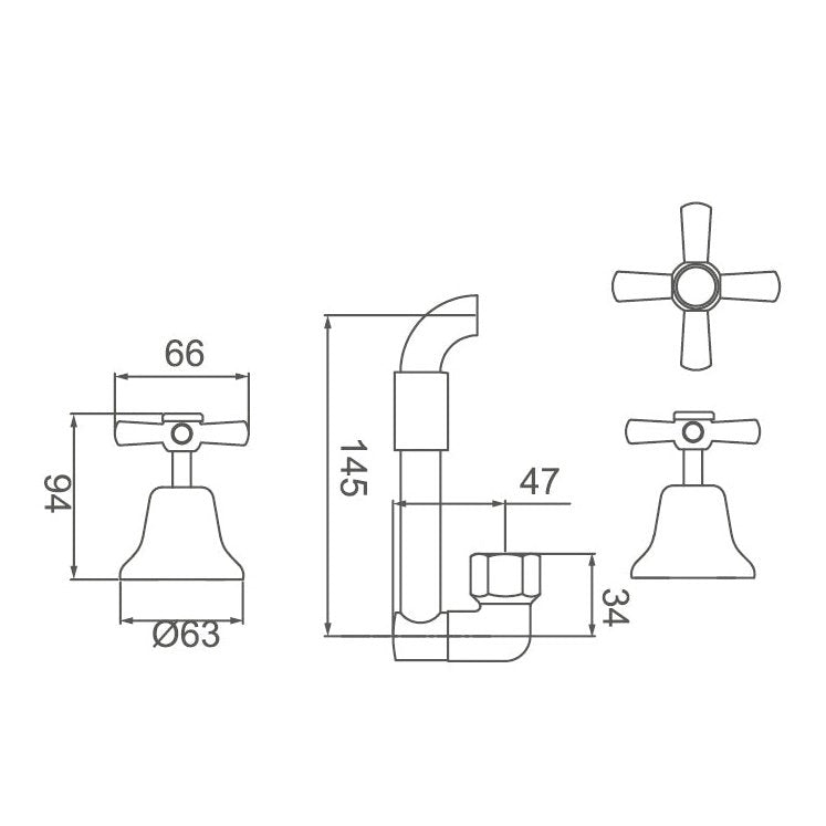 BATHMATES Laundry Set WT 205 - Blue Bathware 