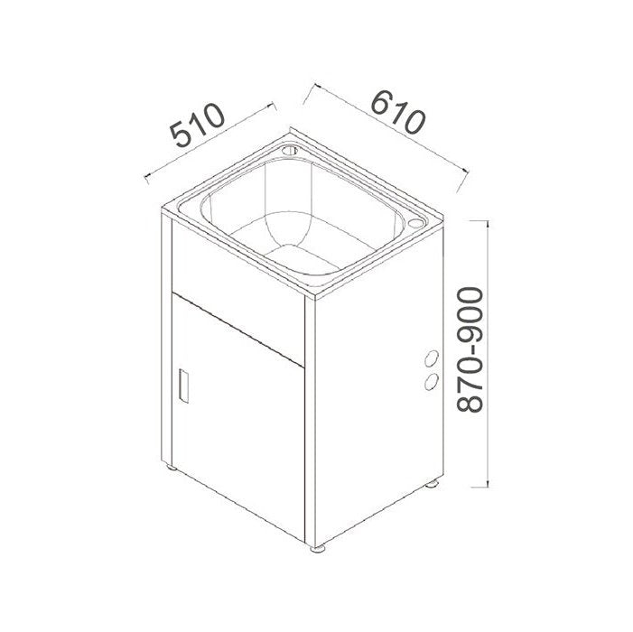 LD 6151 - Blue Bathware 