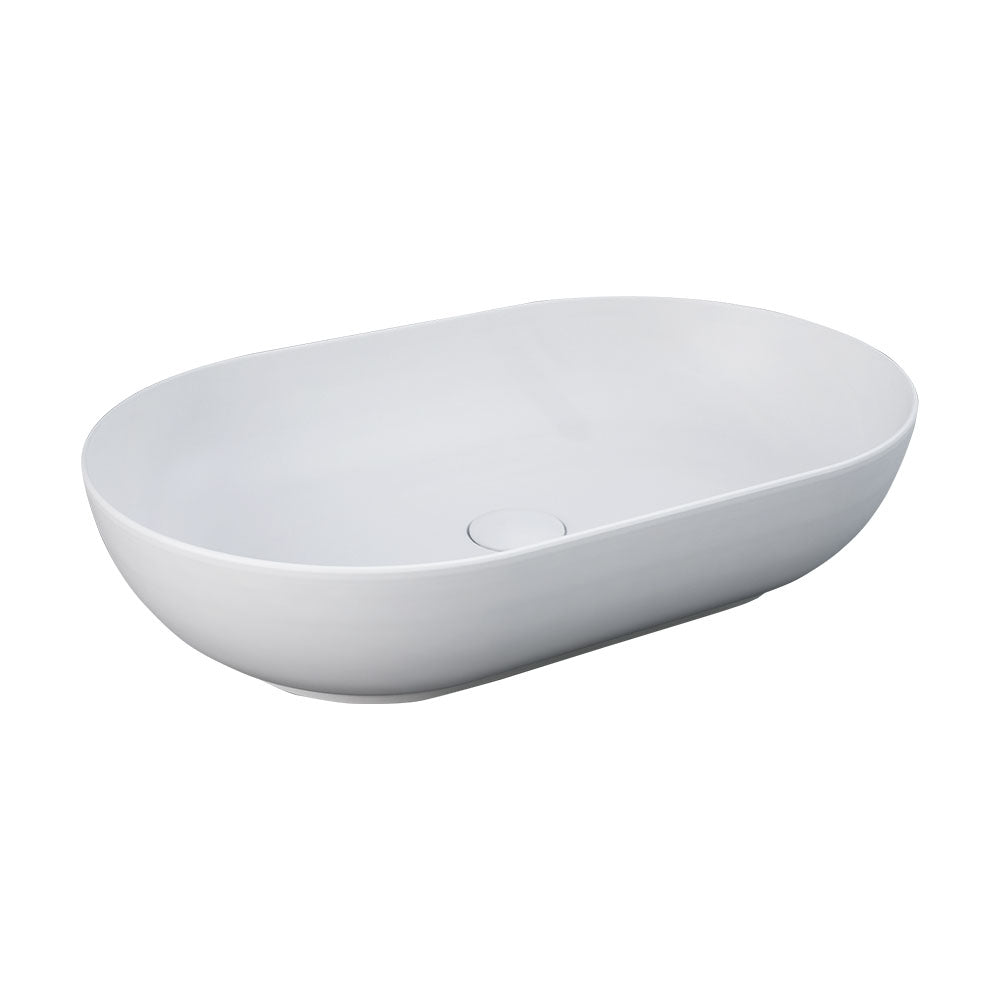 RAK Feeling Oval Above Counter Basin, Matte White