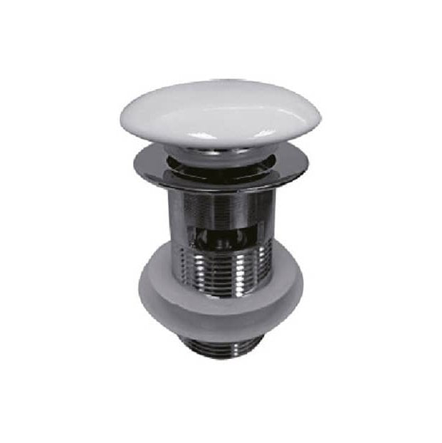 32mm Ceramic White Pop Up Waste - Blue Bathware 