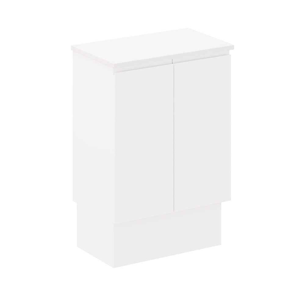 Siska 600mm Ensuite Depth Cabinet on Kick