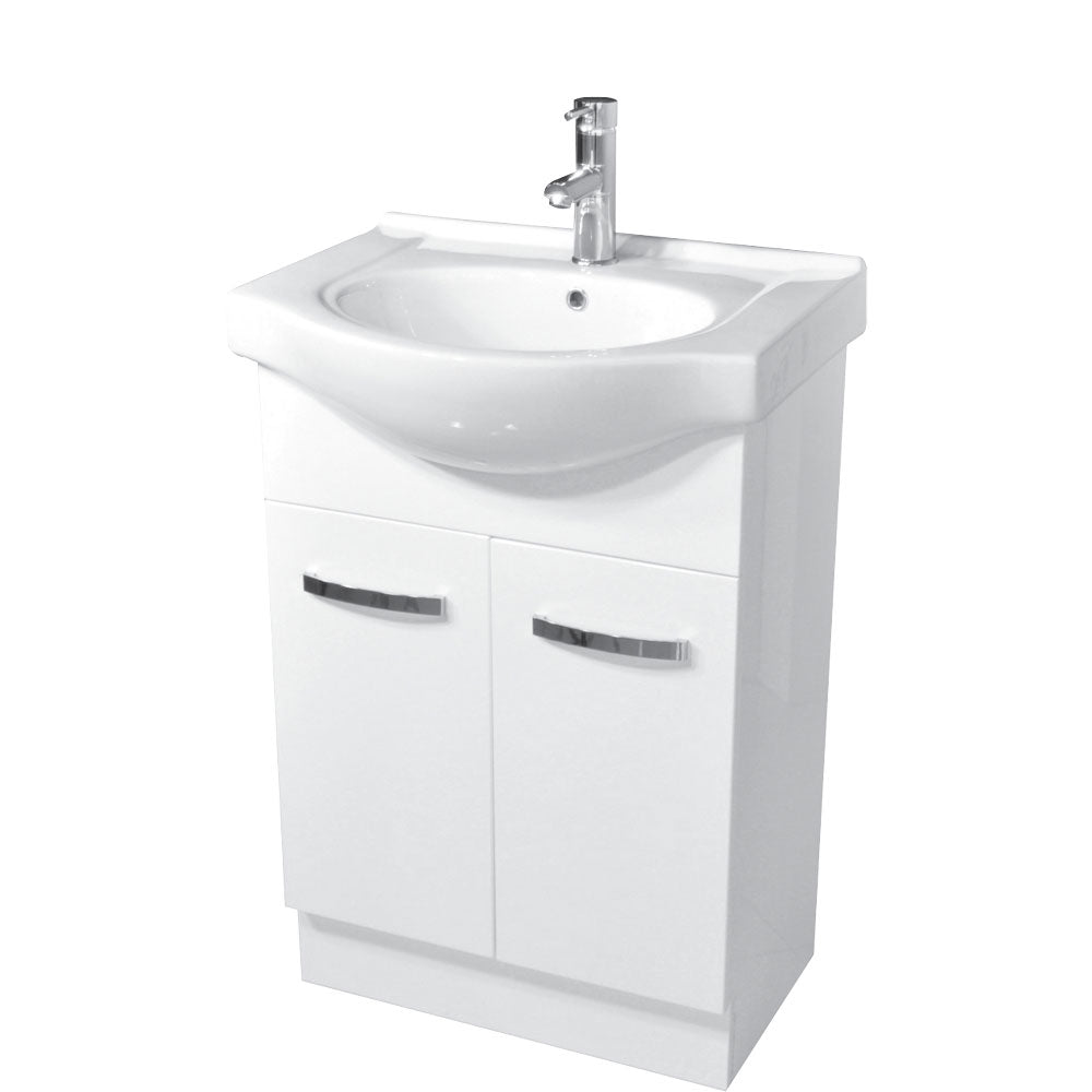 Antonio 600 Vanity, Solid Doors