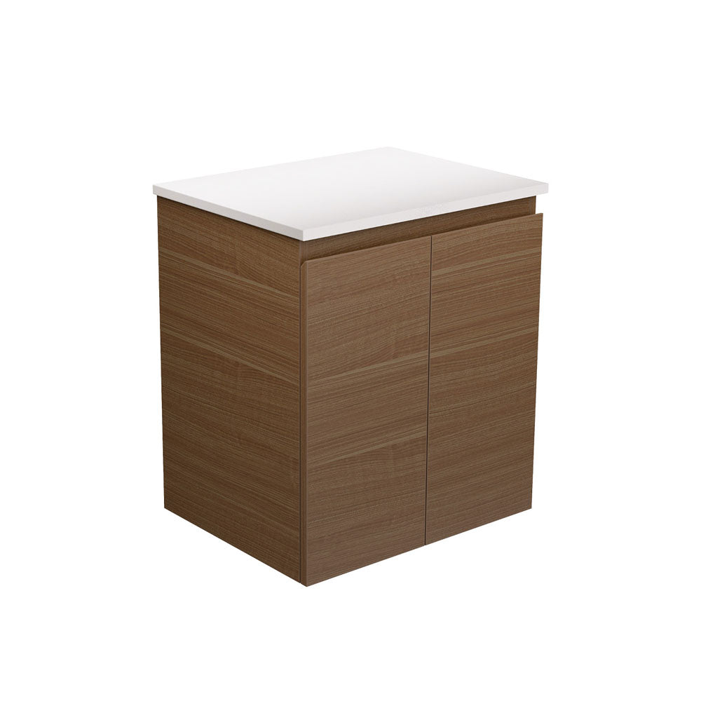 Edge Walnut 600 Wall-Hung Cabinet