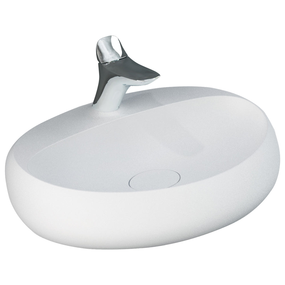 RAK Cloud 650 Wall Basin, Matte White