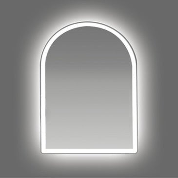 600mm ECLIPSE Arch LED Mirror - Blue Bathware 