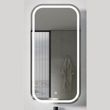 450/1200/1500mm PIAZA LED Mirror Cabinet - Blue Bathware 