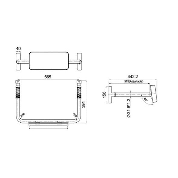 MOBI CARE Back Rest (TP GRAB6016)
