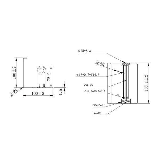 MOBI Single Toilet Roll Holder with Cover (TP TR01)