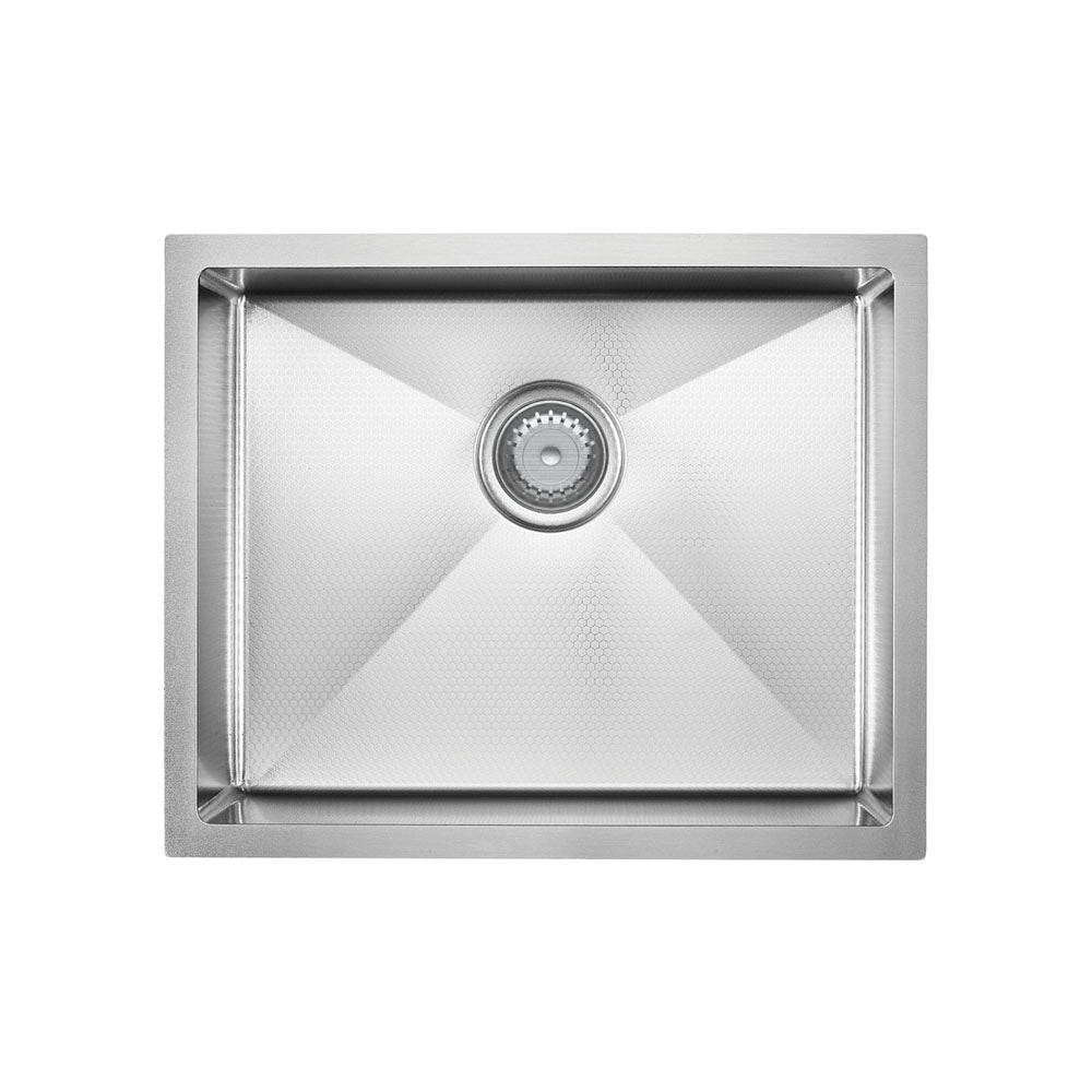 Hana Anti-Scratch 40L Single Kitchen Sink Kit, Stainless Steel