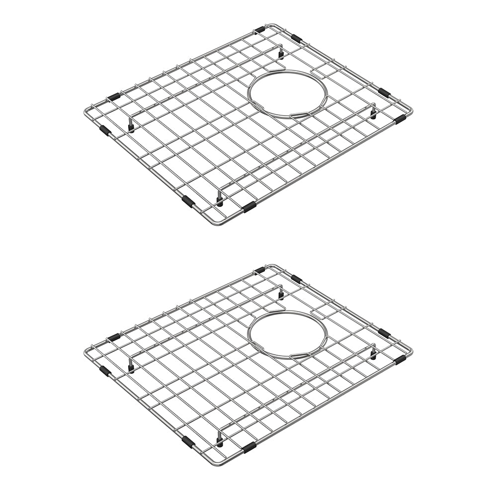 Hana 27L/27L Double Kitchen Sink Kit, Stainless Steel