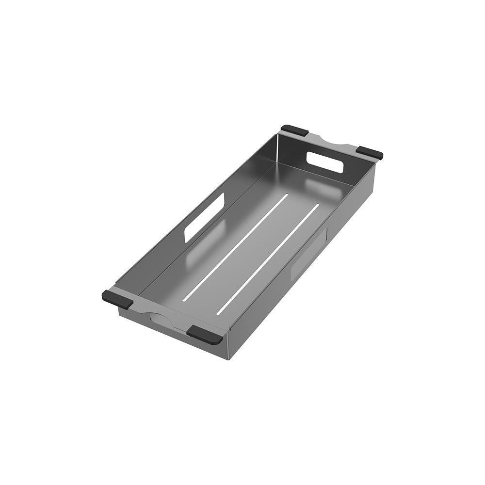 Hana 27L/27L Double Kitchen Sink Kit, PVD Carbon Metal