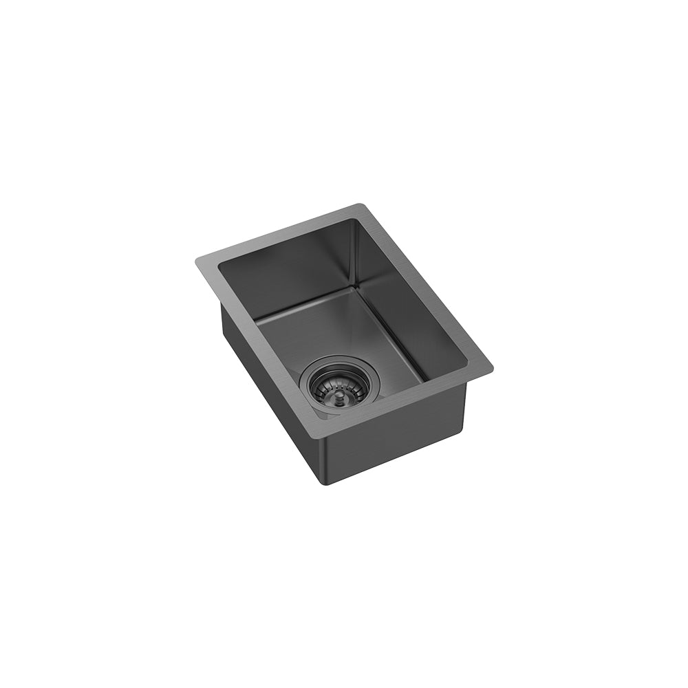 Hana 10L Single Kitchen Sink, Carbon Metal