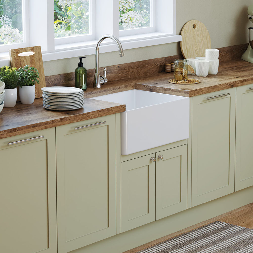 Olivia Single Butler Sink, Small