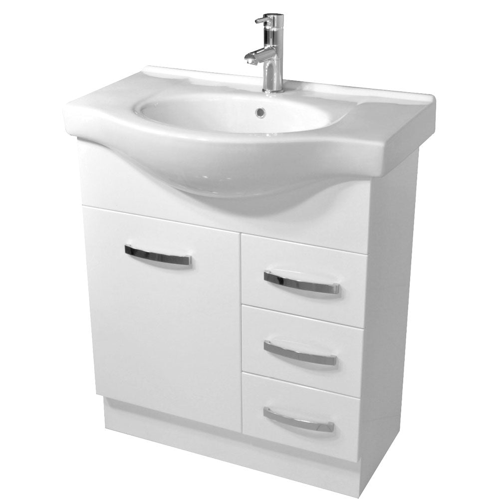 Antonio 750 Vanity, Solid Door