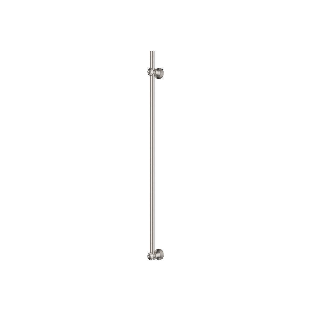 Lillian Vertical Heated Towel Rail, 93 x 1000mm, Brushed Nickel