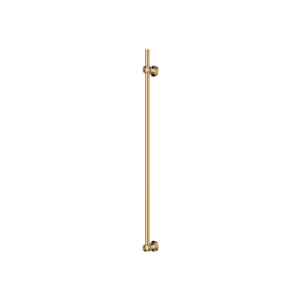 Lillian Vertical Heated Towel Rail, 93 x 1000mm, Urban Brass