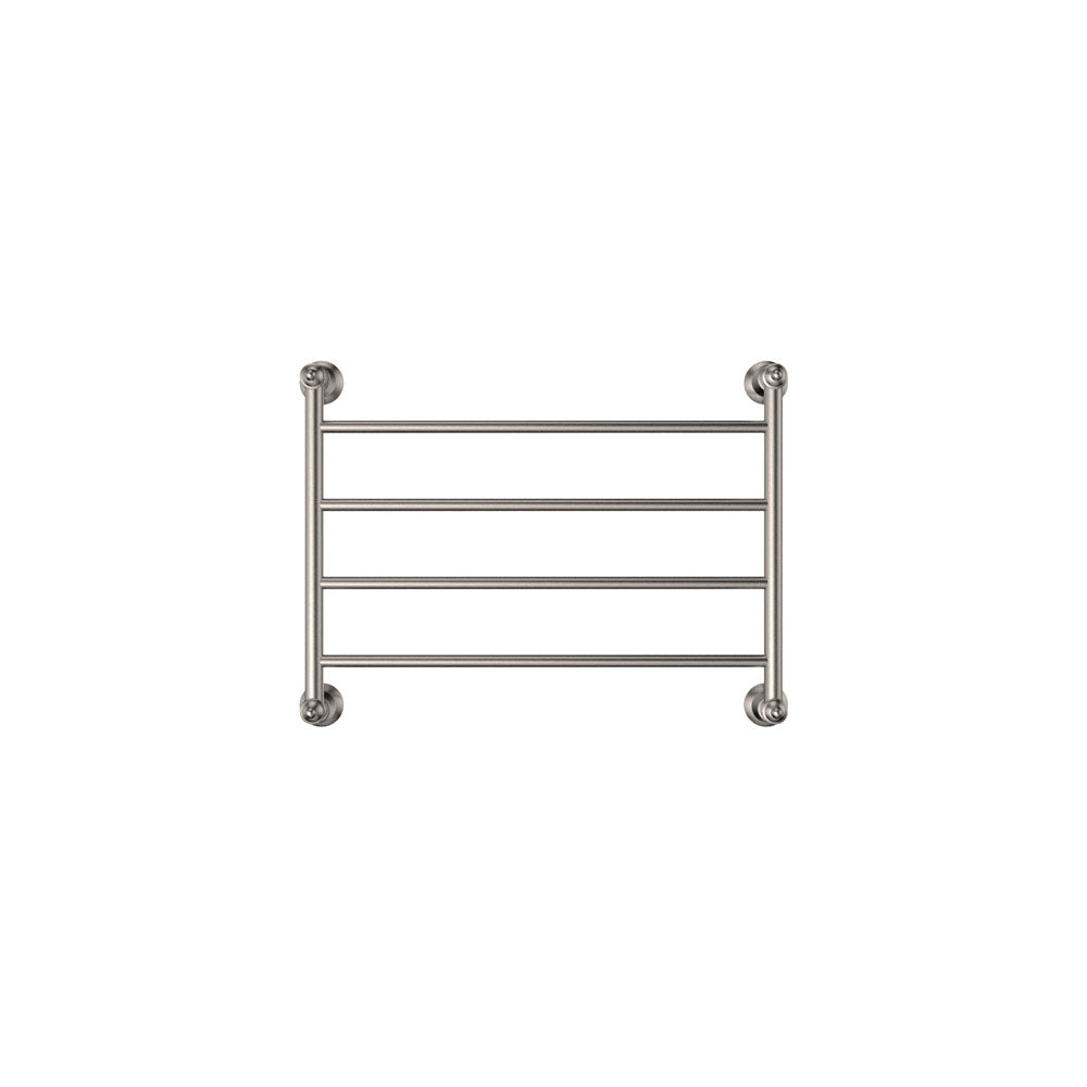 Lillian Heated Towel Rail, 600 x 450mm, Brushed Nickel