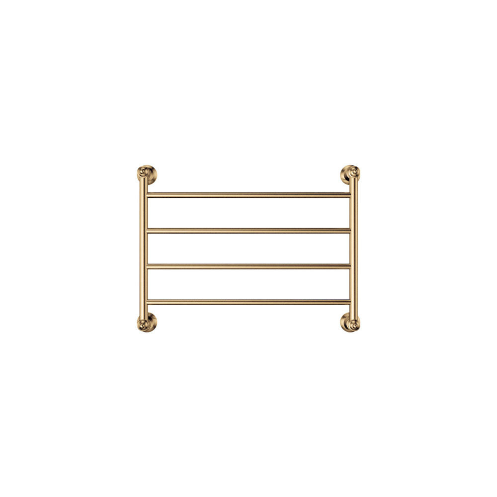 Lillian Heated Towel Rail, 600 x 450mm, Urban Brass
