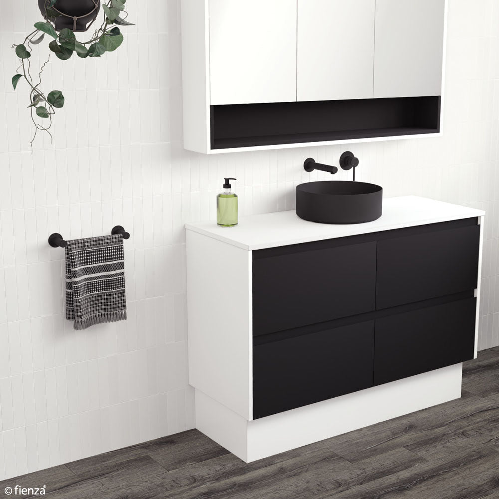 Hustle Hand Towel Holder, Matte Black