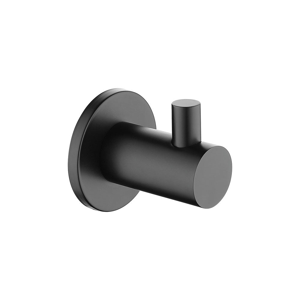 Hustle Single Robe Hook, Matte Black