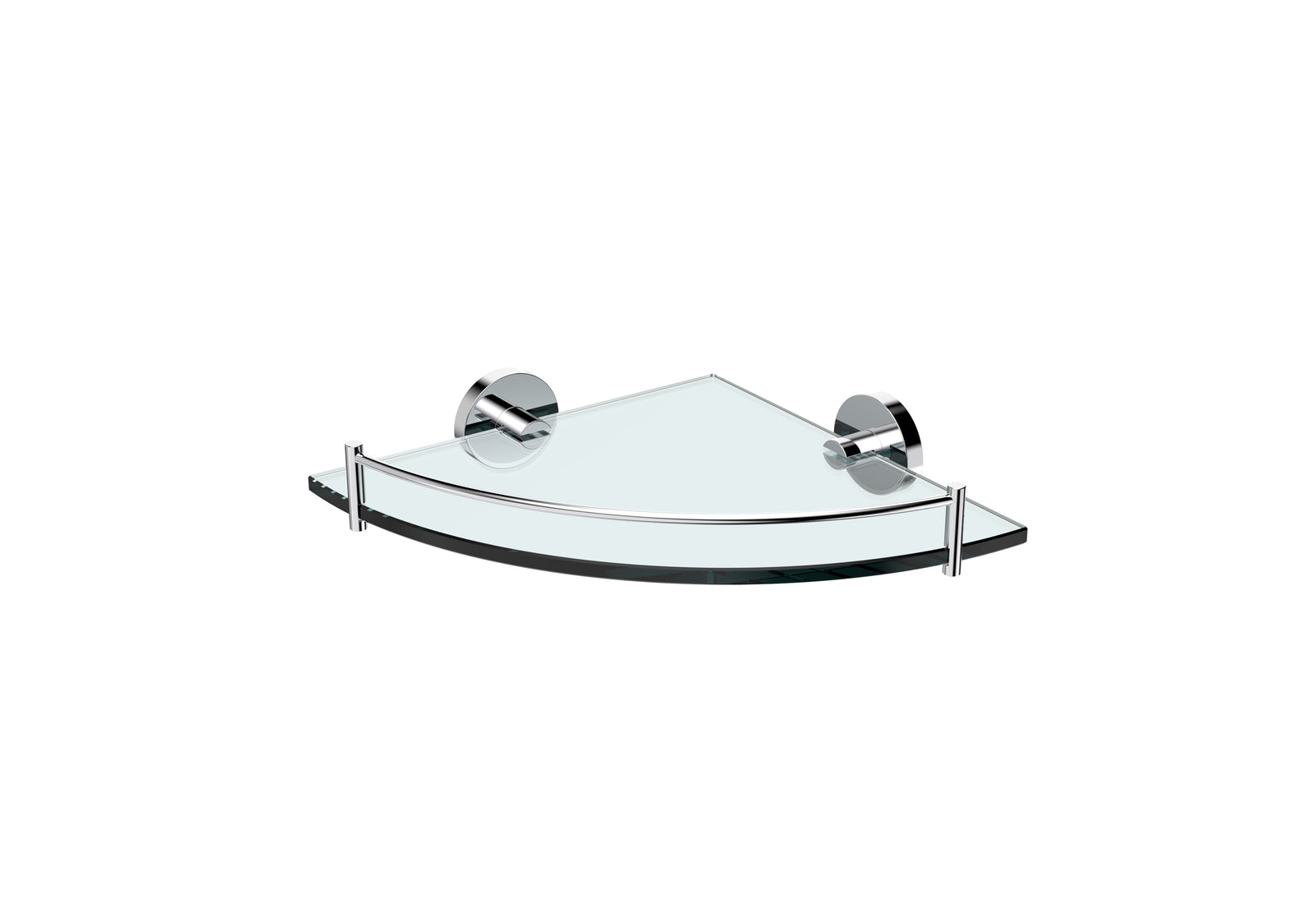 Michelle Glass Corner Shelf, 250mm