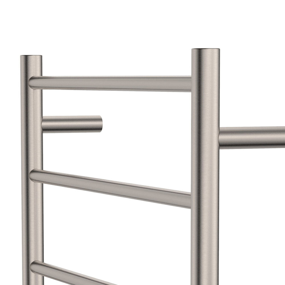 Isabella Heated Towel Rail, 600 x 1200mm, Brushed Nickel
