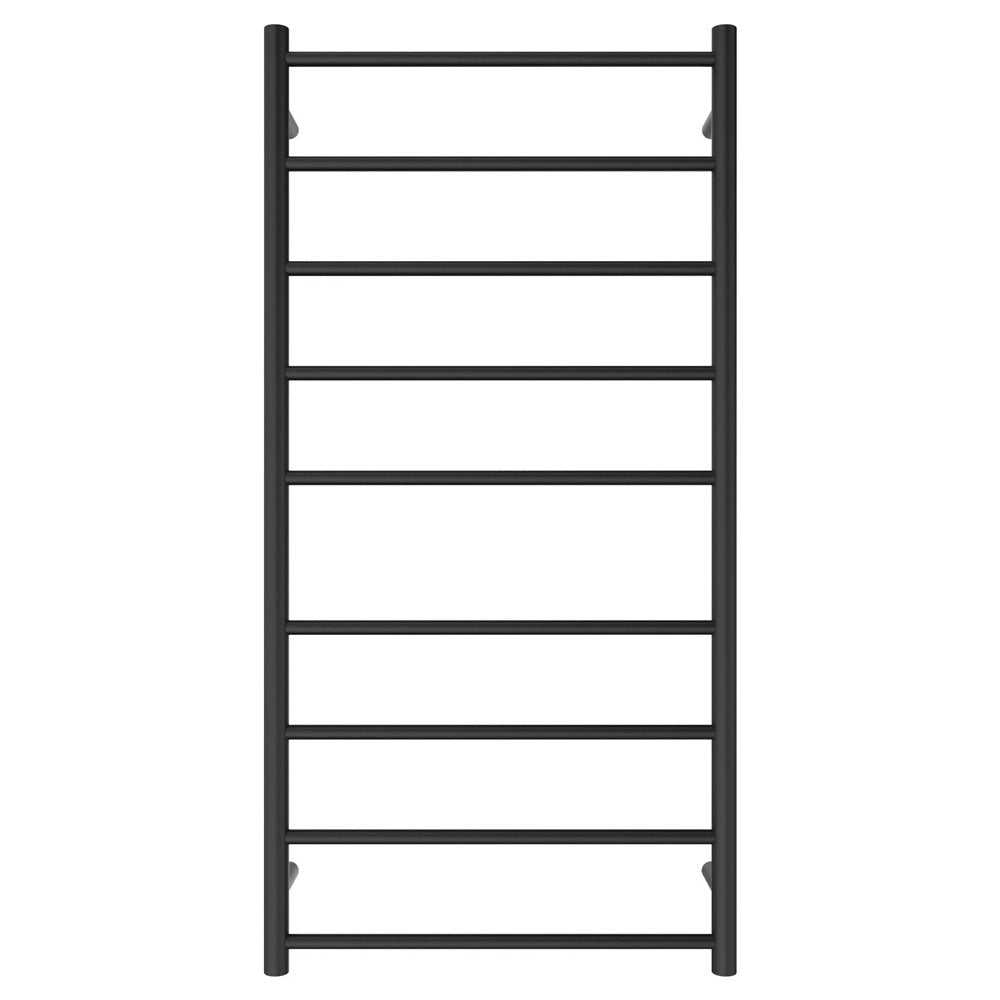 Isabella Heated Towel Rail, 600 x 1200mm, Matte Black