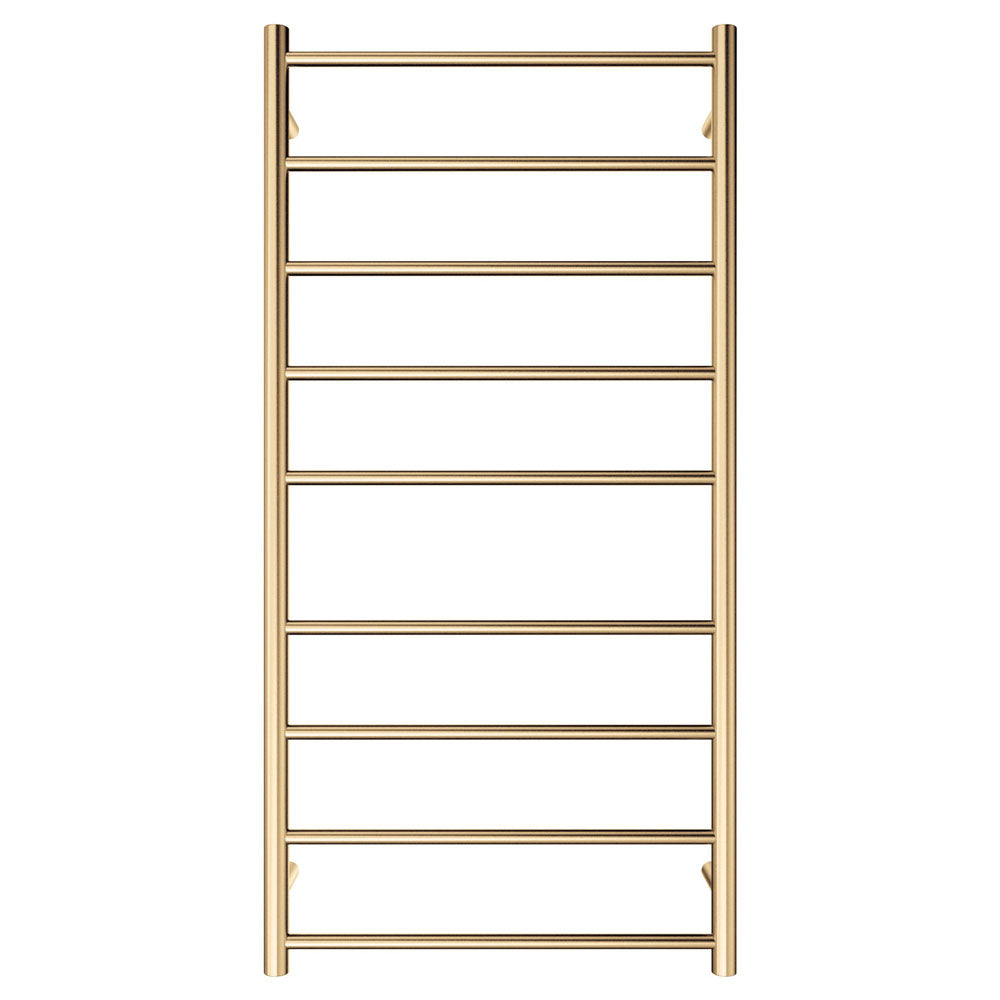 Isabella Heated Towel Rail, 600 x 1200mm, Urban Brass