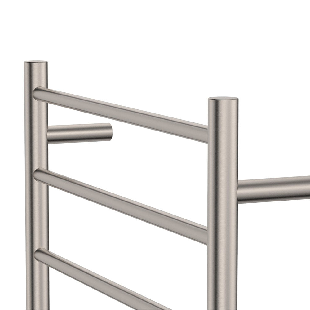 Isabella Heated Towel Rail, 600 x 800mm, Brushed Nickel