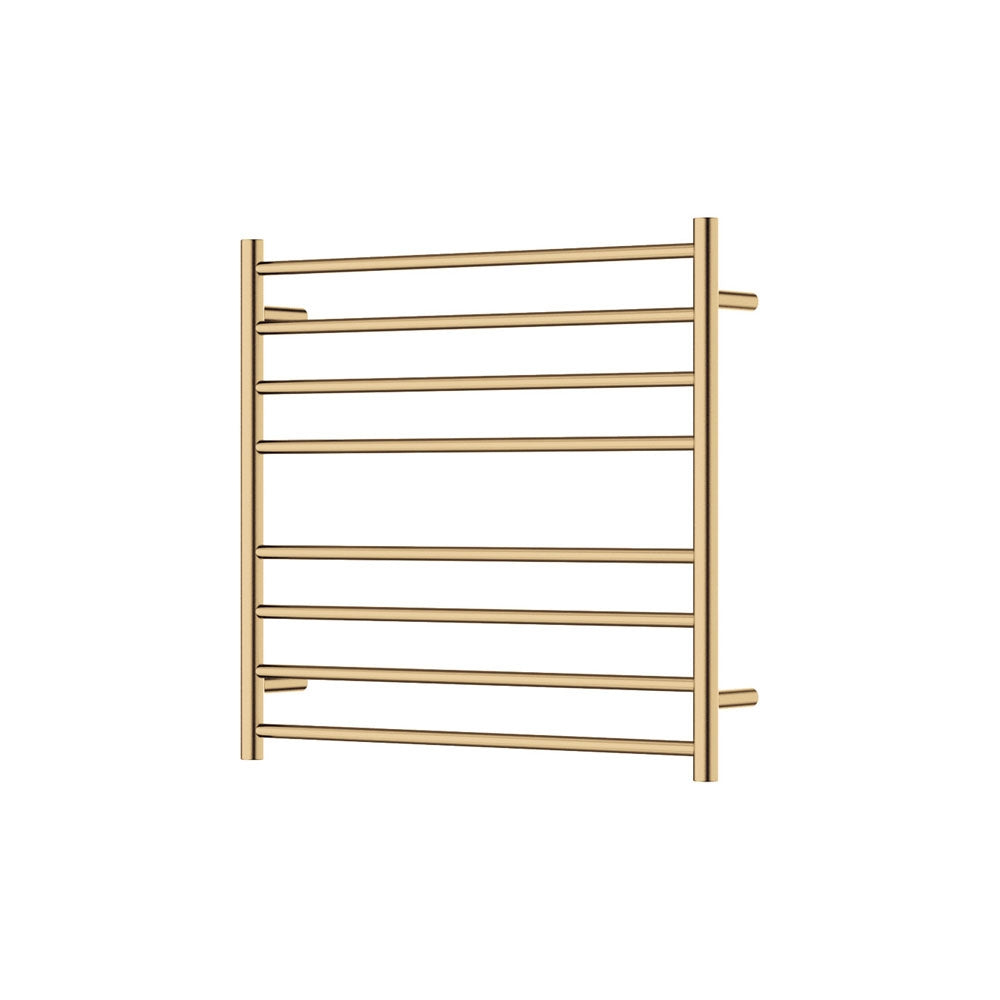 Isabella Heated Towel Rail, 750 x 700mm, Urban Brass