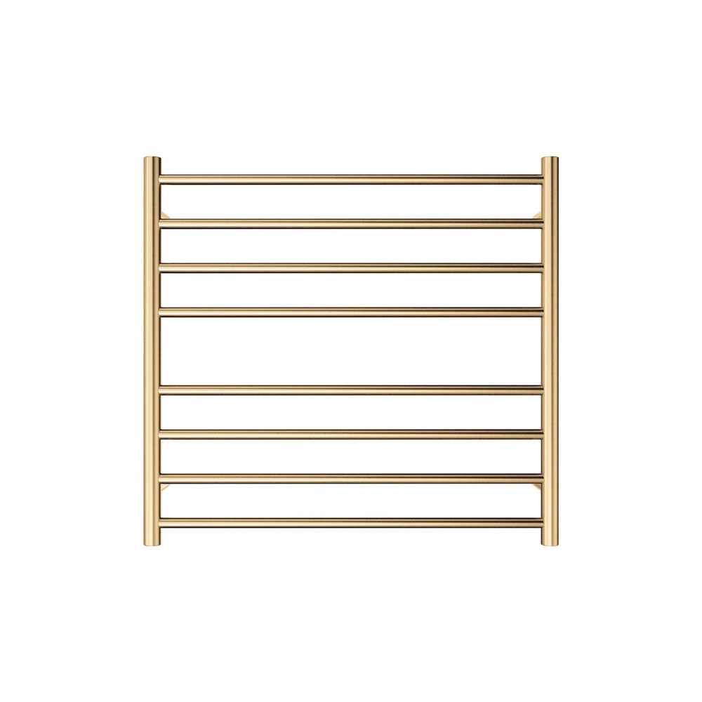 Isabella Heated Towel Rail, 750 x 700mm, Urban Brass