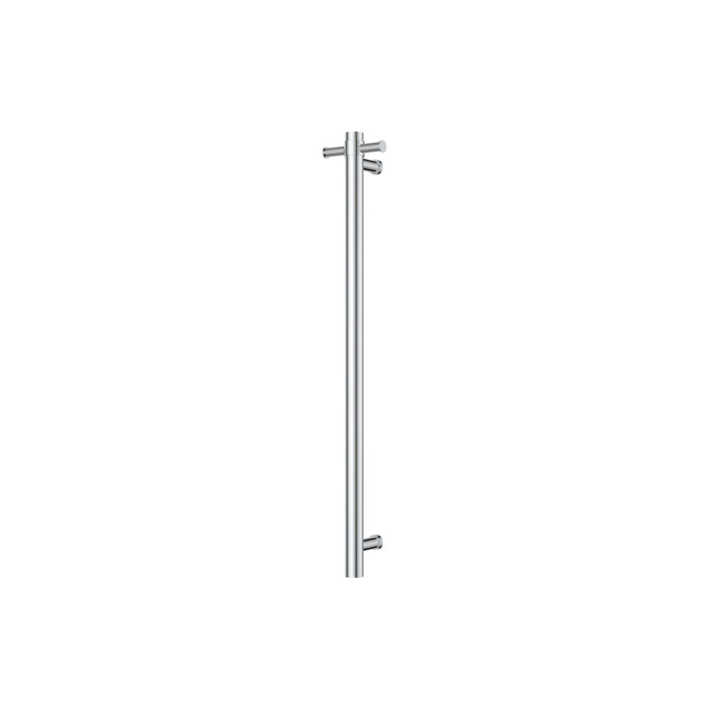 Isabella Vertical Heated Towel Rail, 100 x 900mm, Chrome