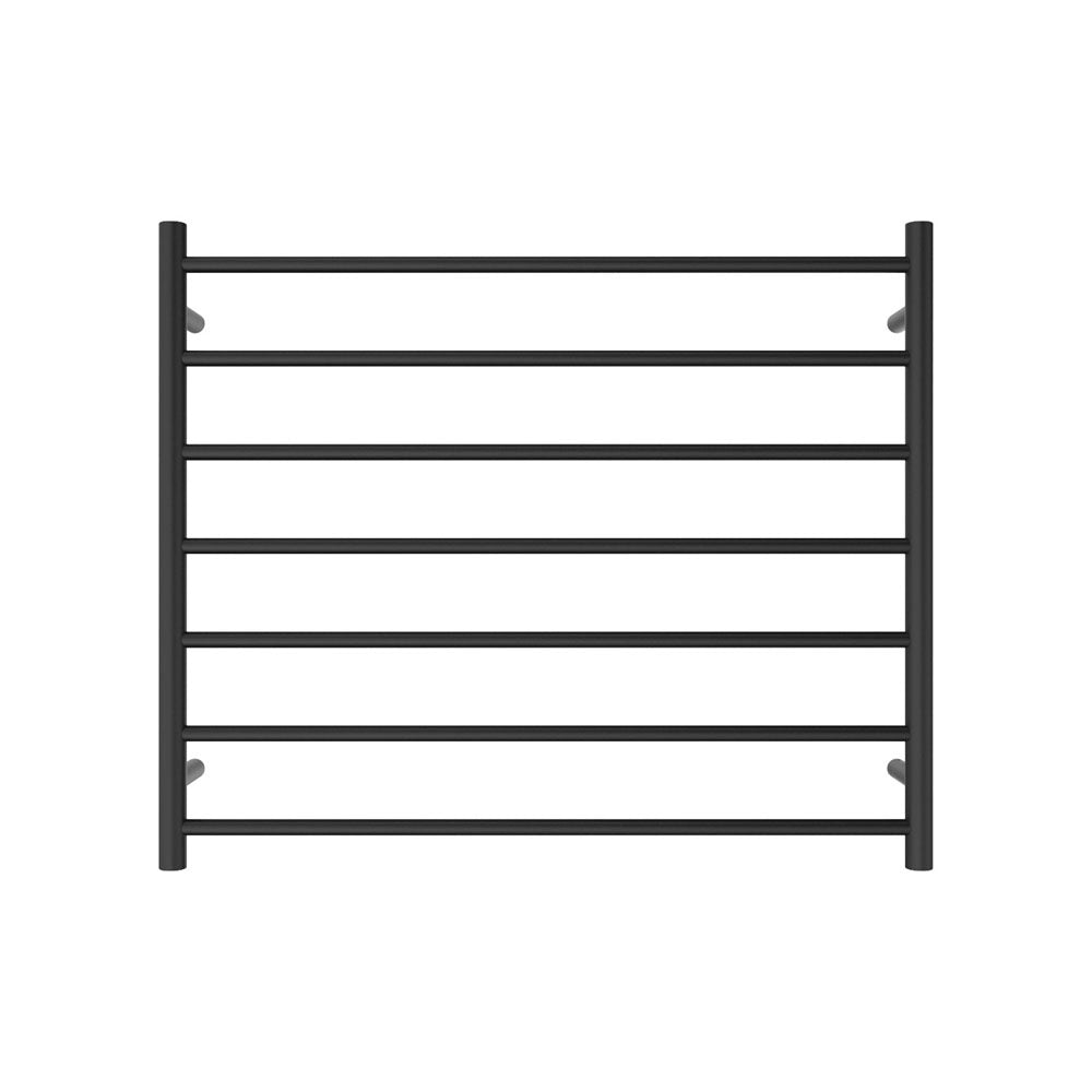 Isabella Heated Towel Rail, 900 x 750mm, Matte Black