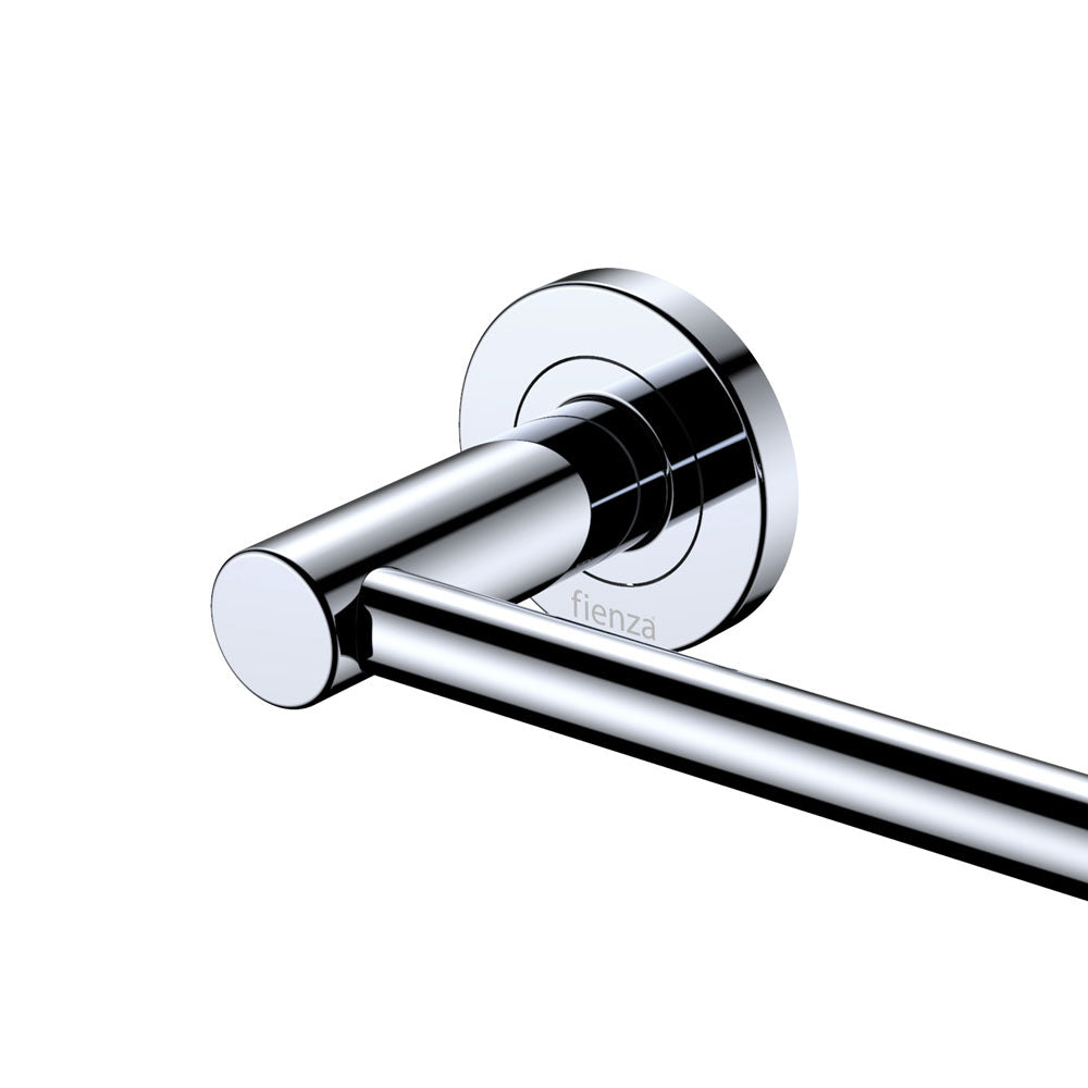 Kaya Single Towel Rail, 600mm, Chrome