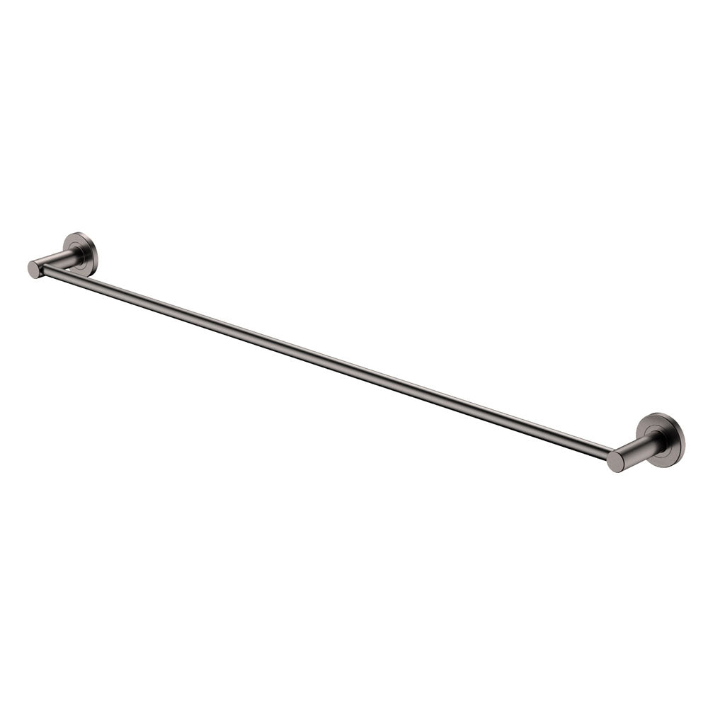 Kaya Single Towel Rail, 900mm, Gun Metal
