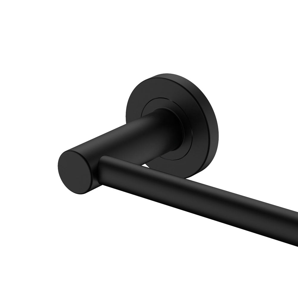 Kaya Single Towel Rail, 900mm, Matte Black