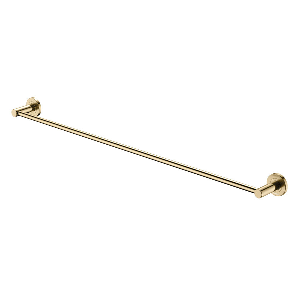 Kaya Single Towel Rail, 900mm, Urban Brass