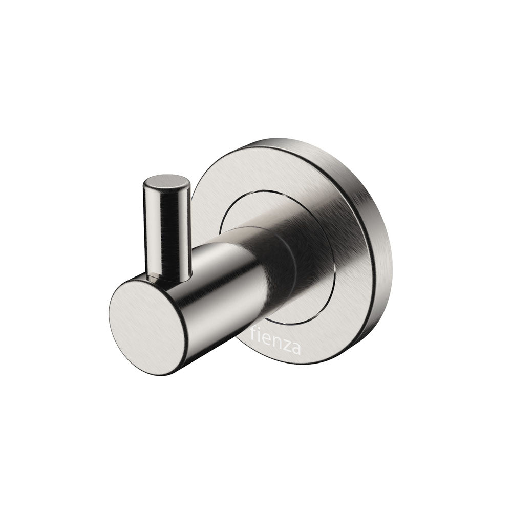 Kaya Robe Hook, Brushed Nickel