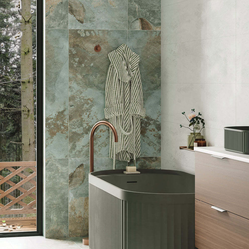 Kaya Robe Hook, Brushed Copper