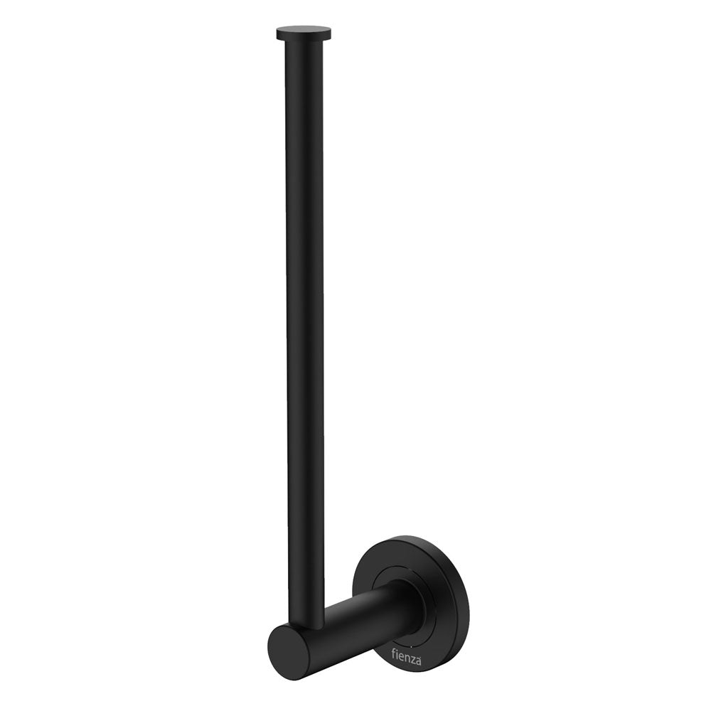 Kaya Hand Towel Rail / Toilet Roll Holder, Matte Black