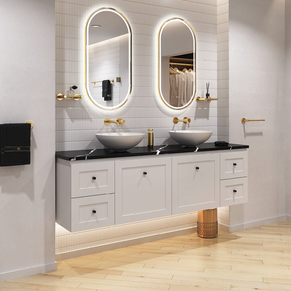 Kaya Soap Shelf, Urban Brass