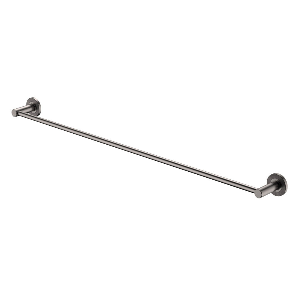 Axle 900mm Single Towel Rail, Gun Metal