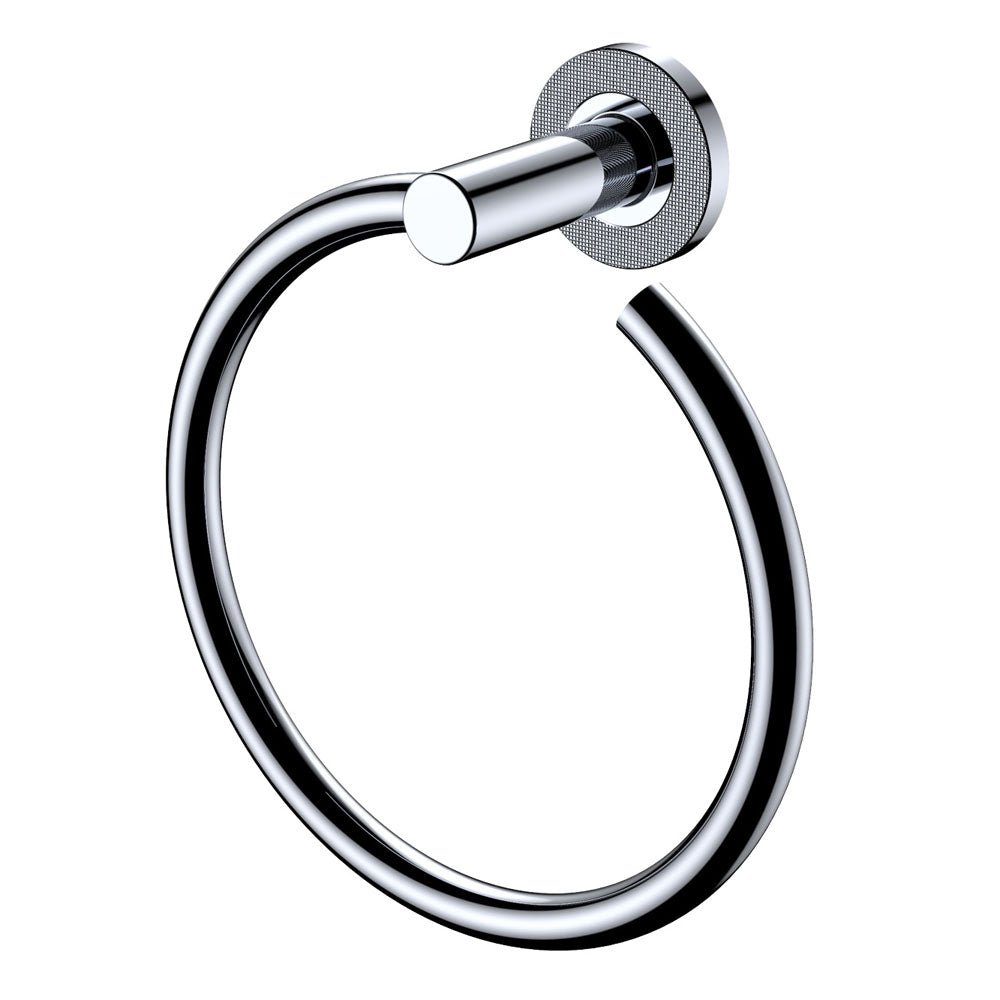 Axle Hand Towel Ring, Chrome