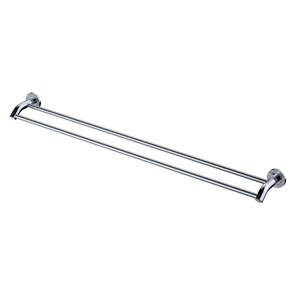 Axle 900mm Double Towel Rail, Chrome