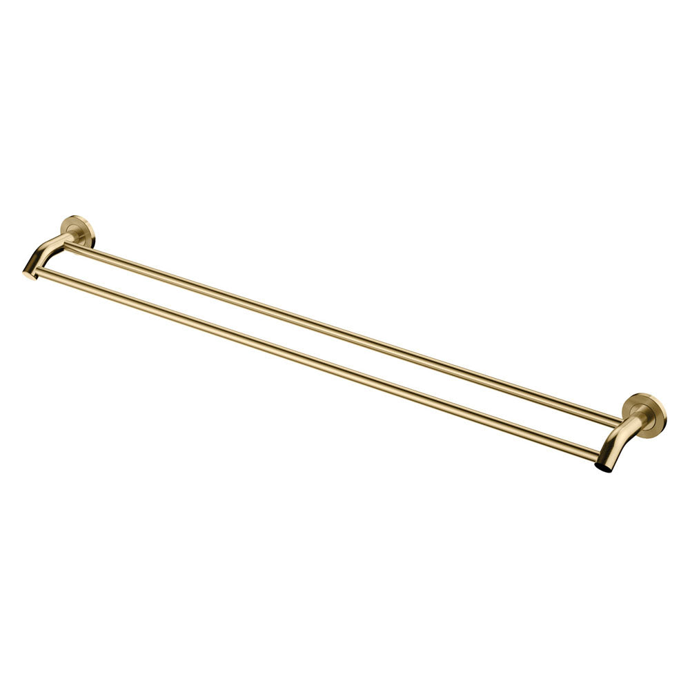 Axle 900mm Double Towel Rail, Urban Brass