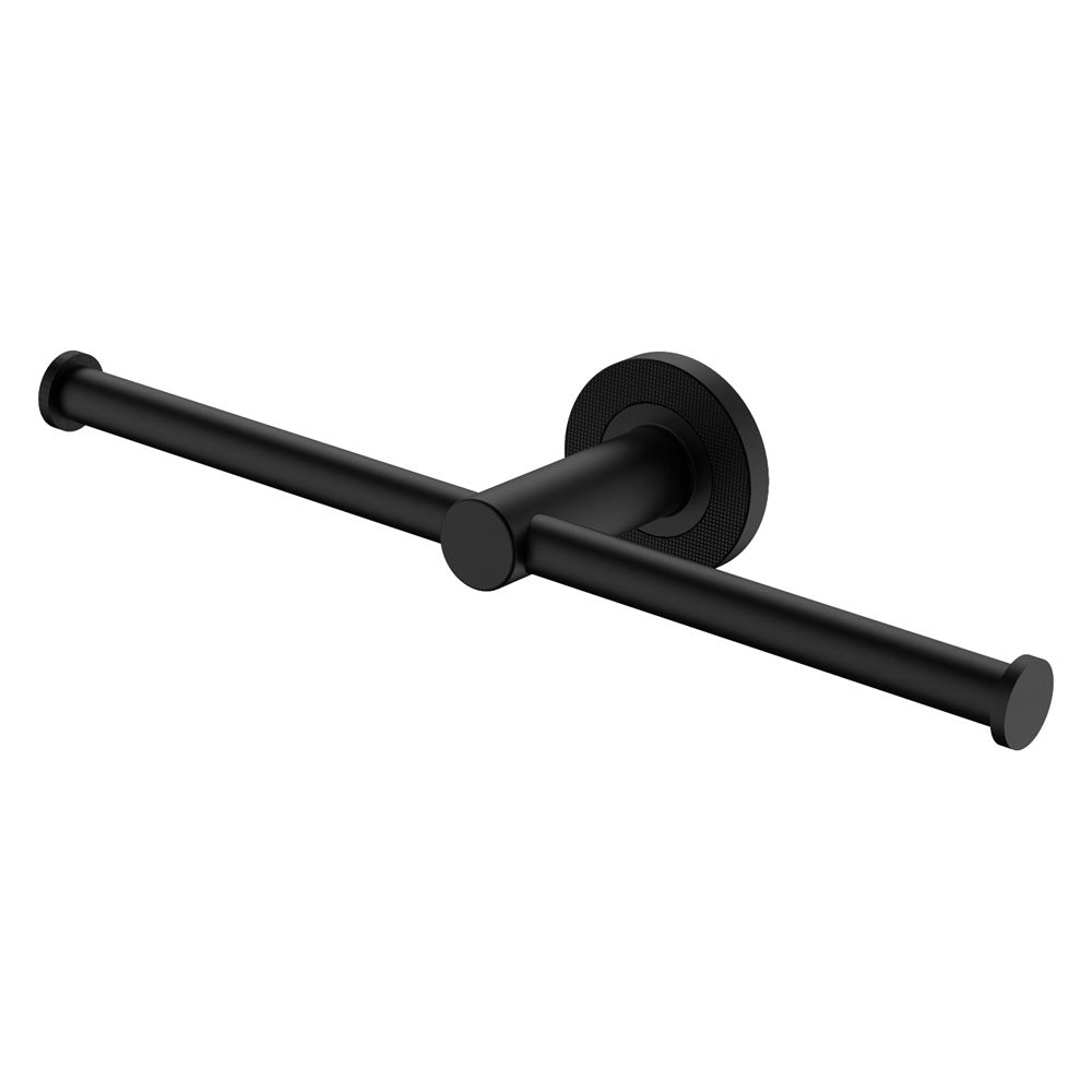 Axle Double Roll Holder, Matte Black