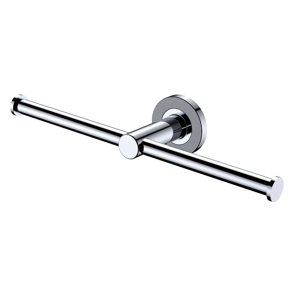 Axle Double Roll Holder, Chrome